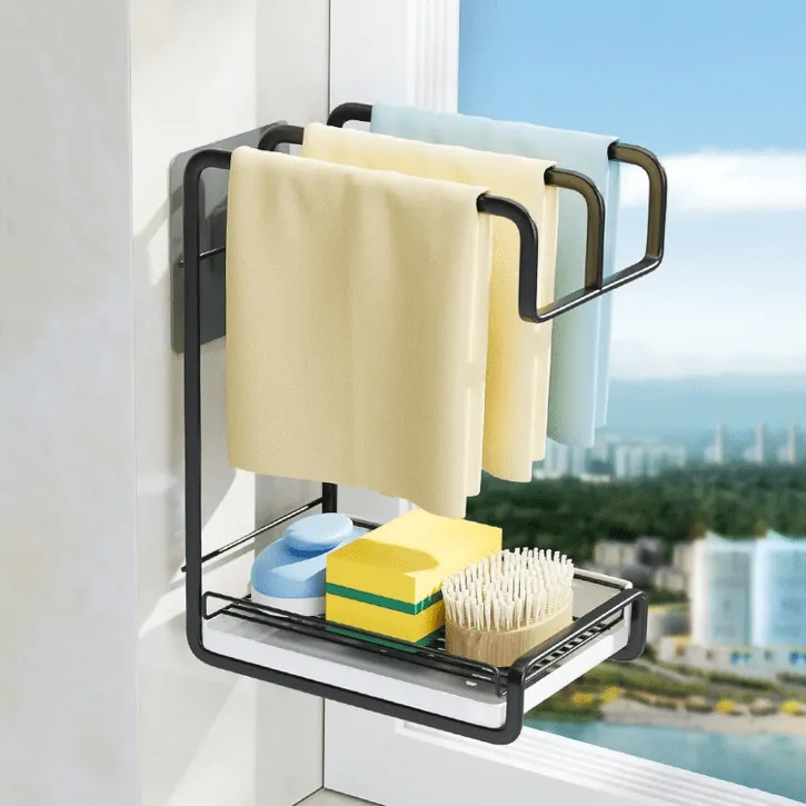 Optimisez votre espace avec notre Porte chiffons de cuisine multifonction
