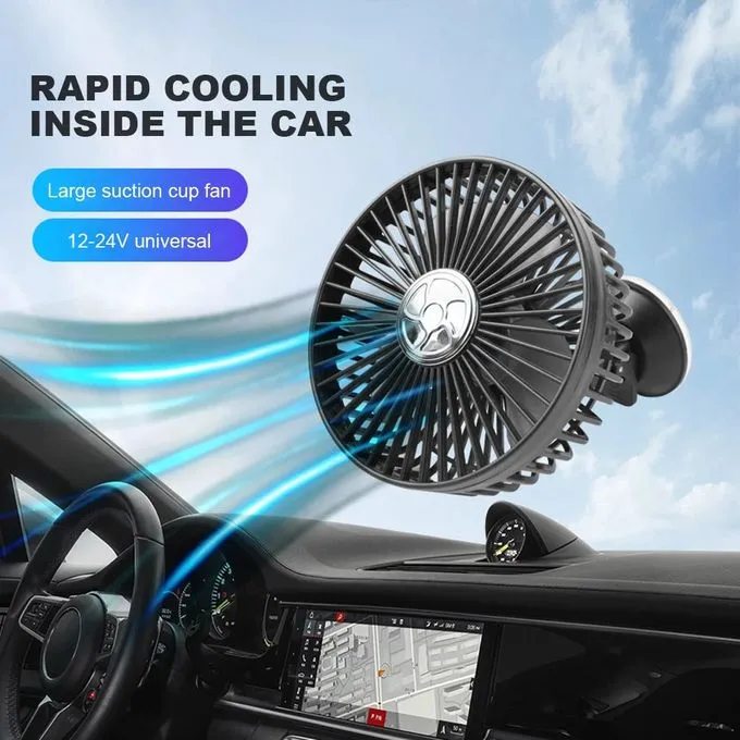 Breeze on the Go Mini Ventilateur à Clip pour une Fraîcheur Instantanée en Voiture
