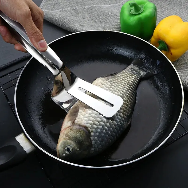 Pelle à Poisson en Acier Inoxydable pour une Cuisine Élégante