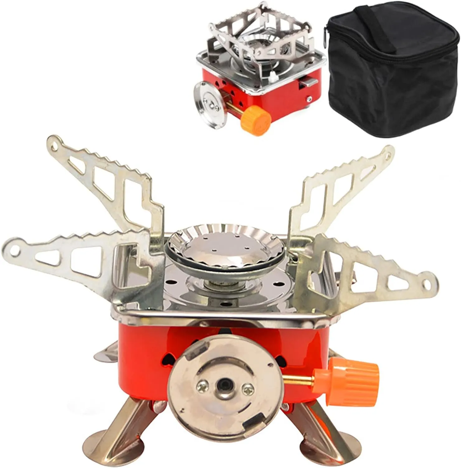 Réchaud pliant de camping à gaz butane portable Mini de voyage