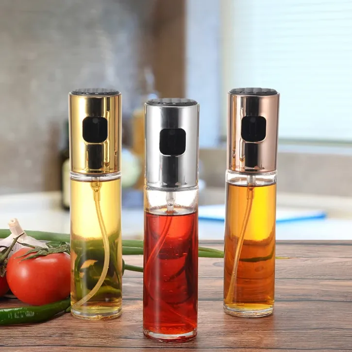 Spray Distributeur en verre Pratique pour Huile d'Olive (colleur aléatoire)