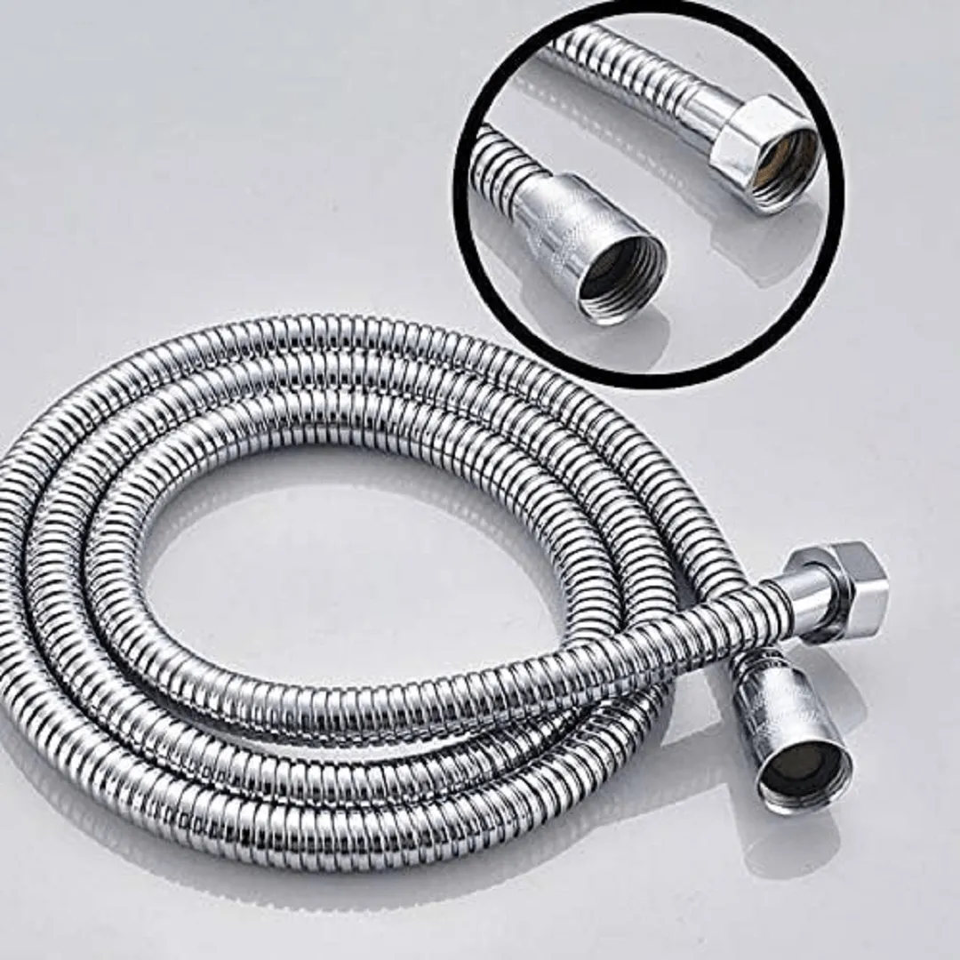 Tuyau de Douche Flexible en Chrome de 120 cm