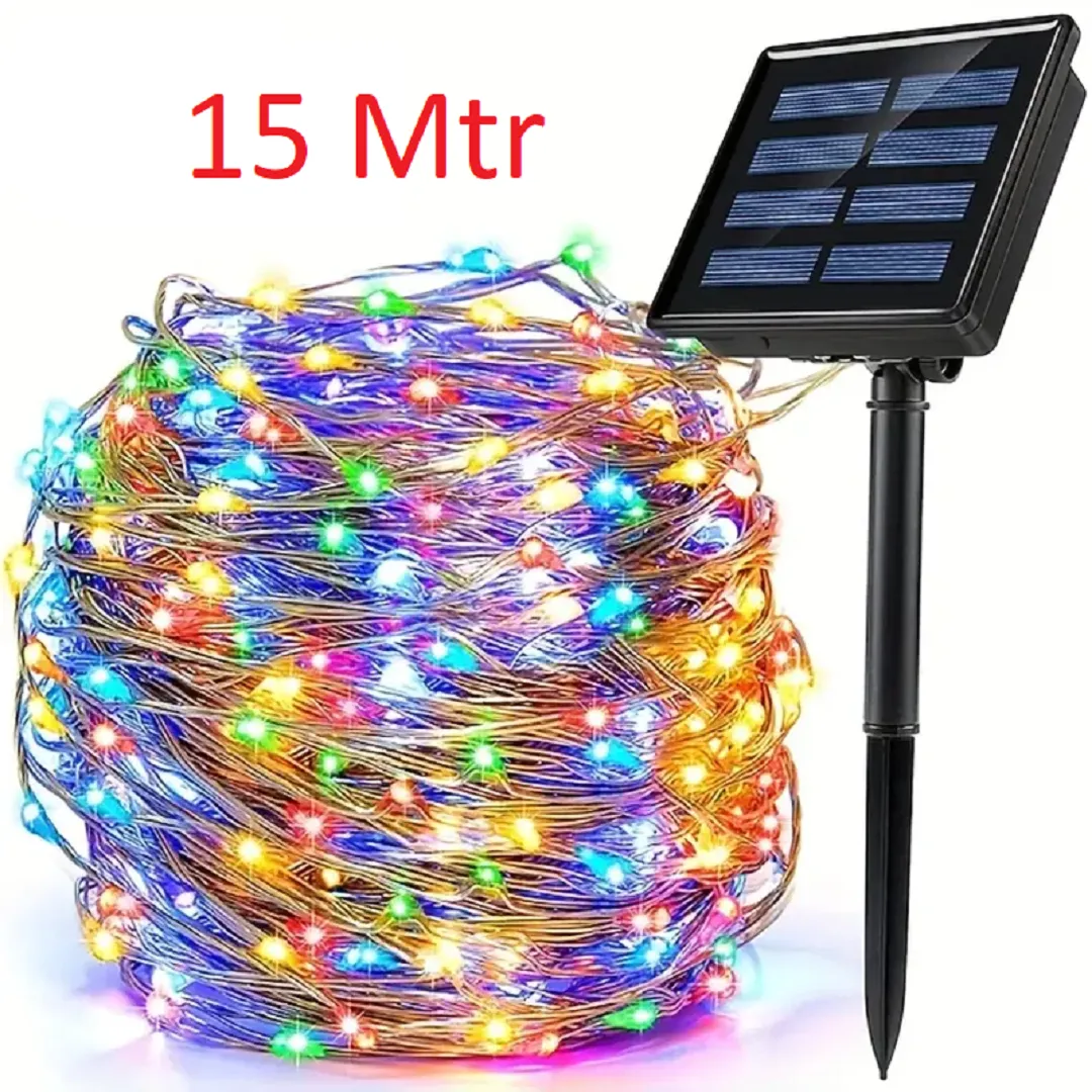 Lampes solaires Led étanches en fil de cuivre pour extérieur décoration