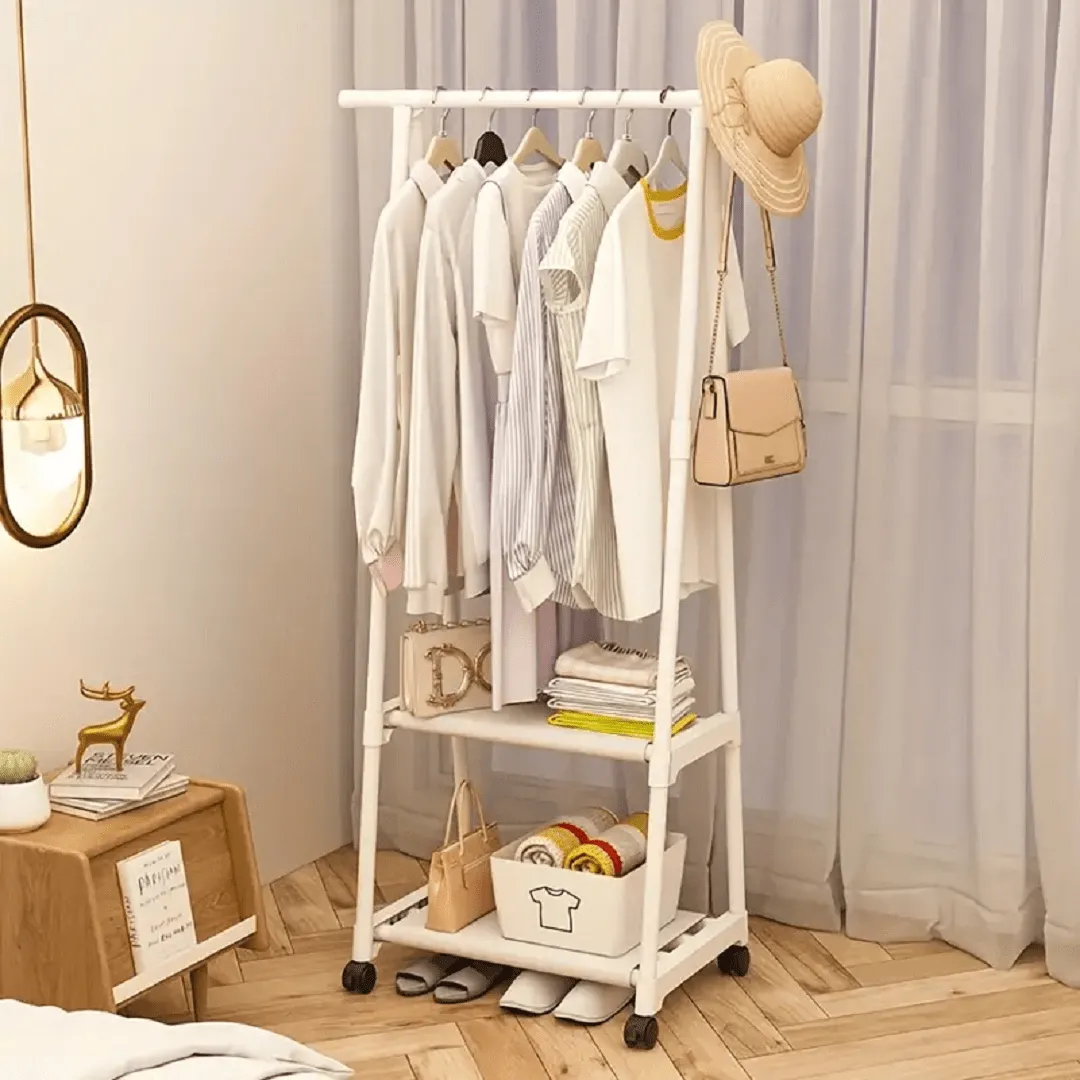 Porte-vêtements style Simple, étagère de rangement suspendue