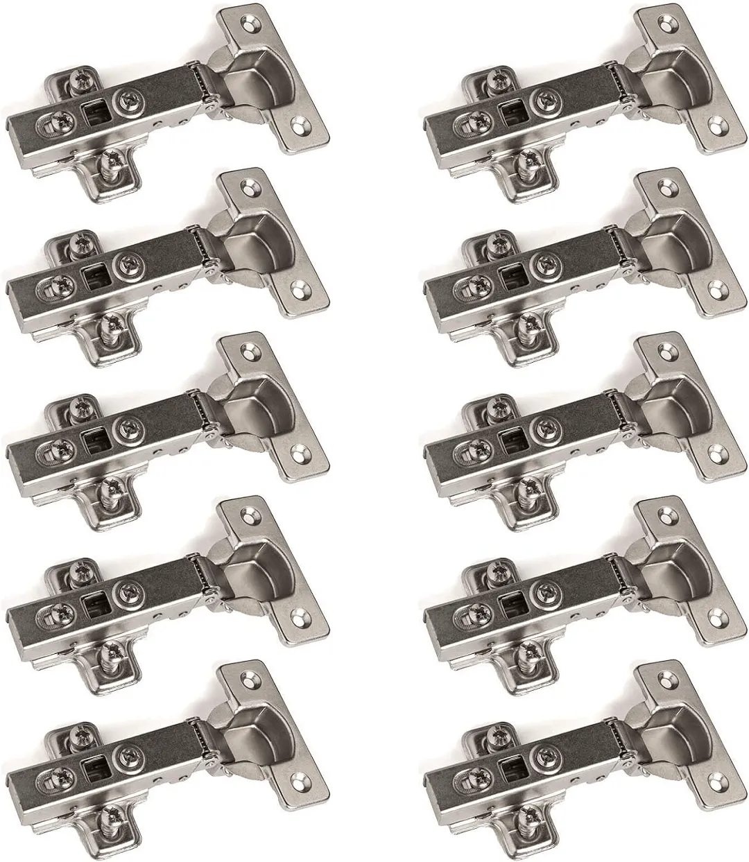 10 pcs Charnière hydraulique de porte de sécurité, armoire de cuisine à fermeture douce