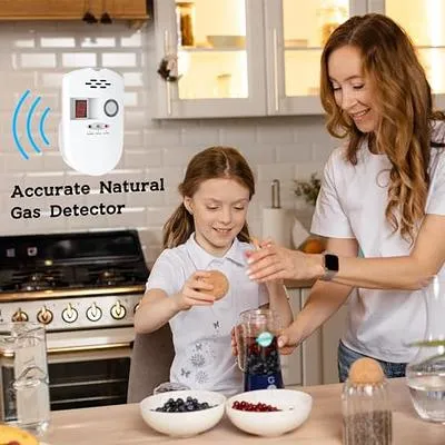 Sécurité maximale Détecteur d'alarme de gaz avec affichage numérique pour charbon LPG et LNG