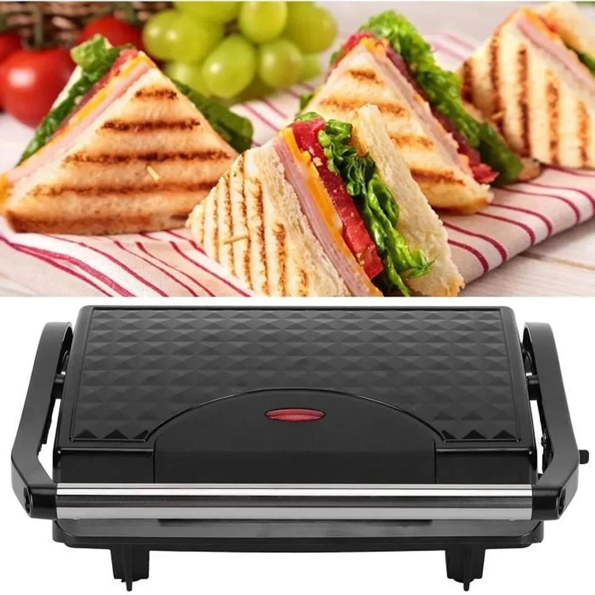 Machine à Panini Sokany La Magie du Grill à la Maison