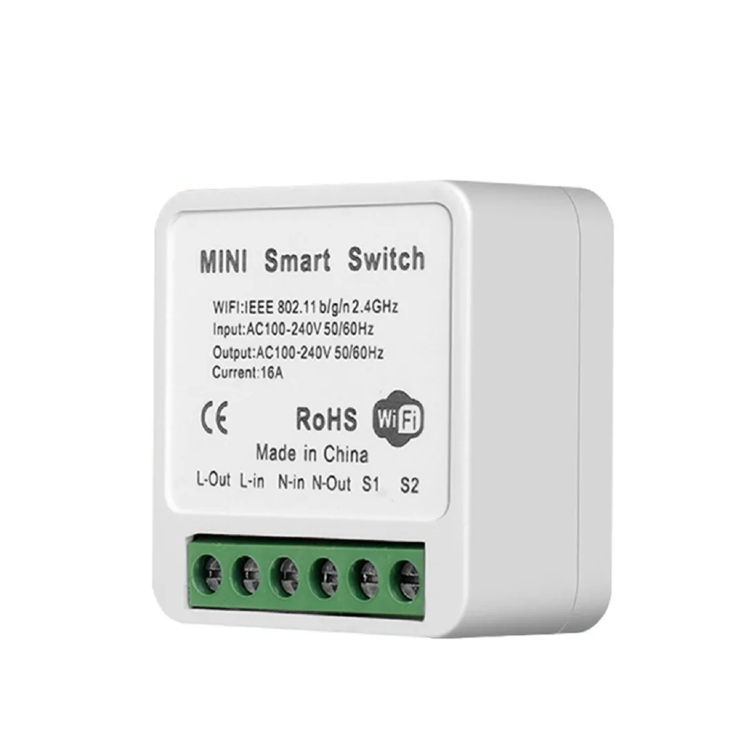 Mini commutateur intelligent pour contrôle maison via Alexa et Google