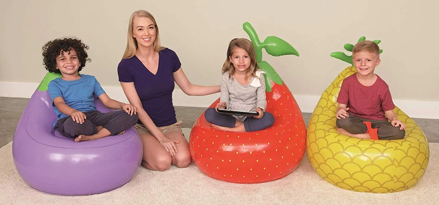 Bestway Fauteuil Enfant Lounge, Fruit Kiddie Lounge Chaire (couleur design aléatoire)