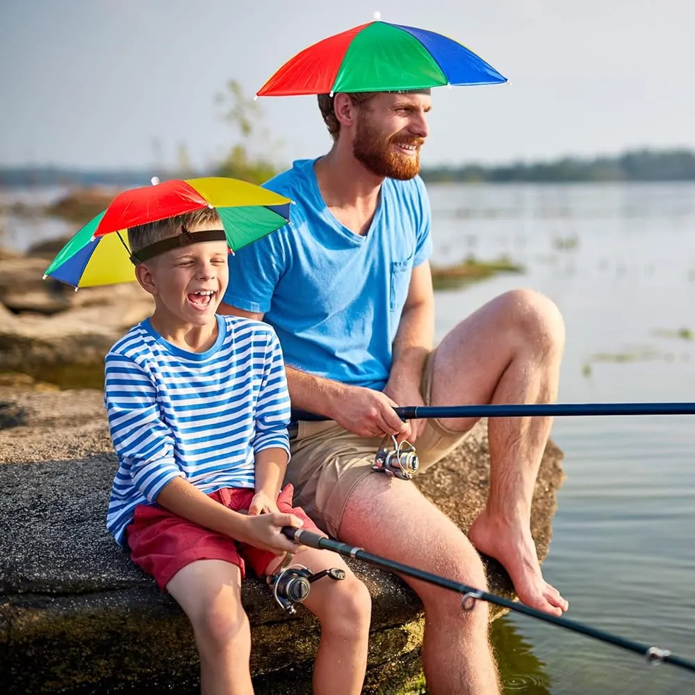 Pêche Plage Camping La Casquette Parapluie Pliante qui s'adapte à Toutes les Aventures