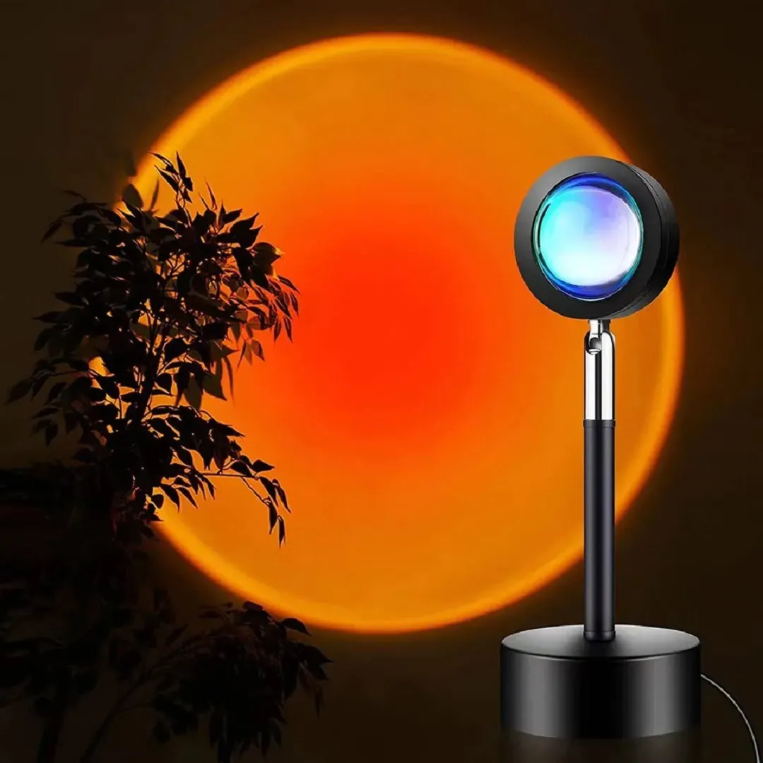 Lampe de coucher de soleil LED moderne, projecteur de lumière de coucher de soleil