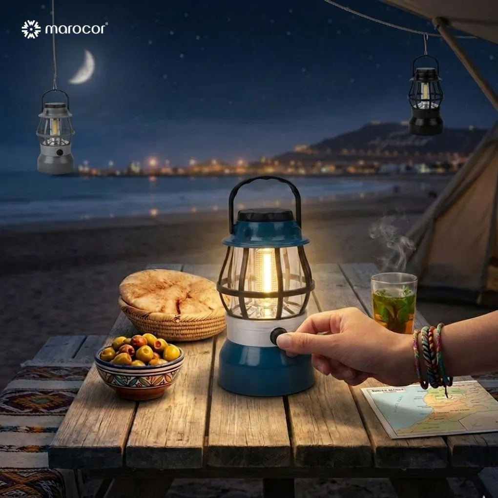 Lanterne de Camping LED Rechargeable USB pour Randonnée ,Garage, Secours