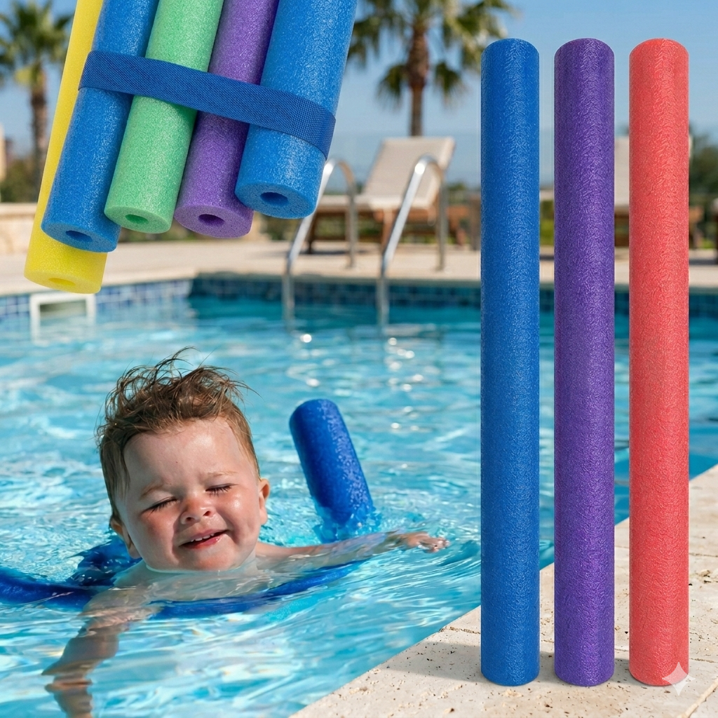 Bâton de Natation en Mousse Multicolore pour Enfants et Adultes