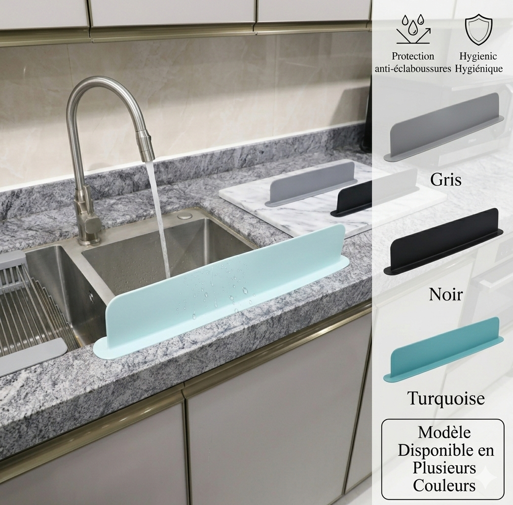 protection contre les éclaboussures d'eau : outil indispensable pour chaque cuisine