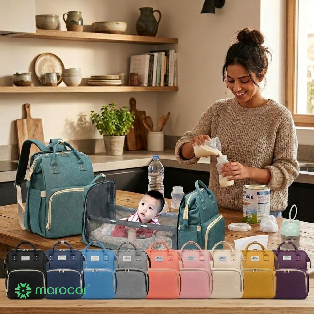 Le Compagnon Idéal des Mamans Sac à Couches de Grande Capacité (colleur aléatoire)