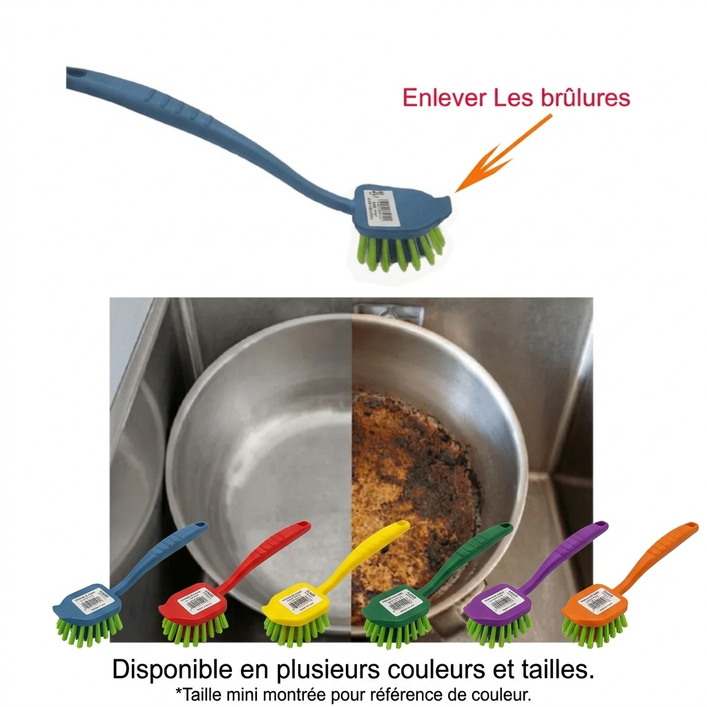 Brosse de Nettoyage Innovante pour Ustensiles de Cuisine
