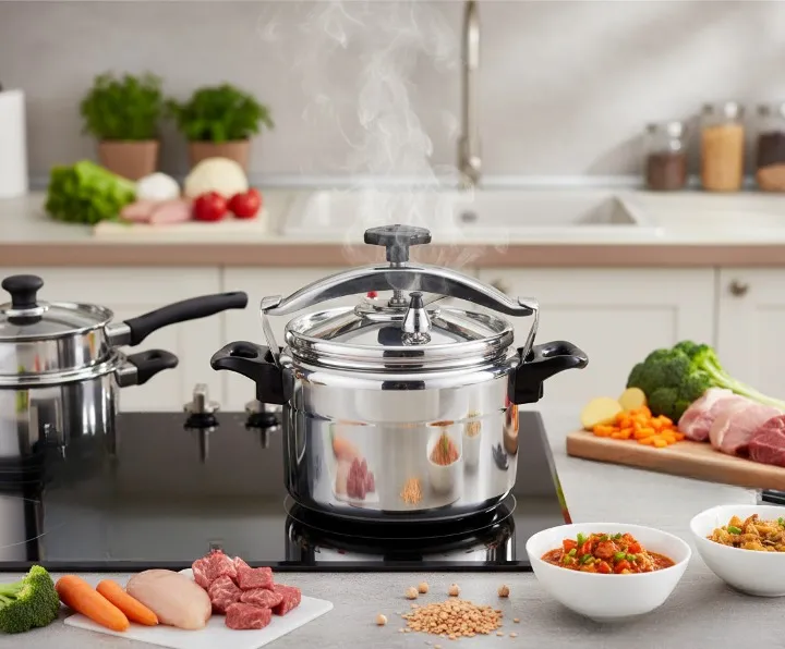 Autocuiseur en aluminium 3 L pour une cuisson rapide et pratique