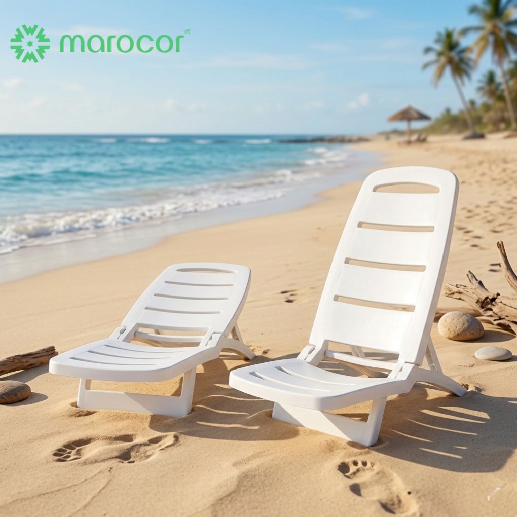 Chaise pliable en plastique Confort portable à emporter