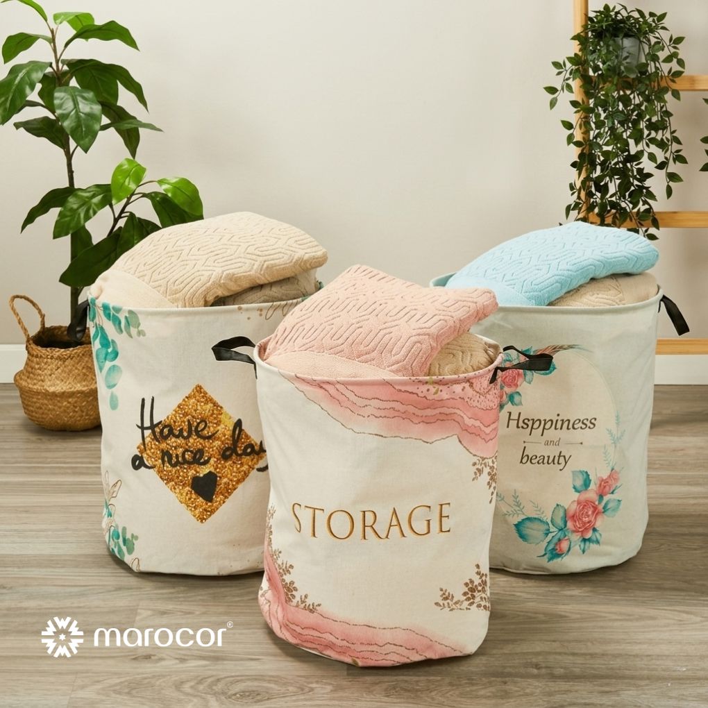 Panier à linge pliable et résistant à l'eau – Parfait pour la chambre, la salle de bain et les dortoirs.