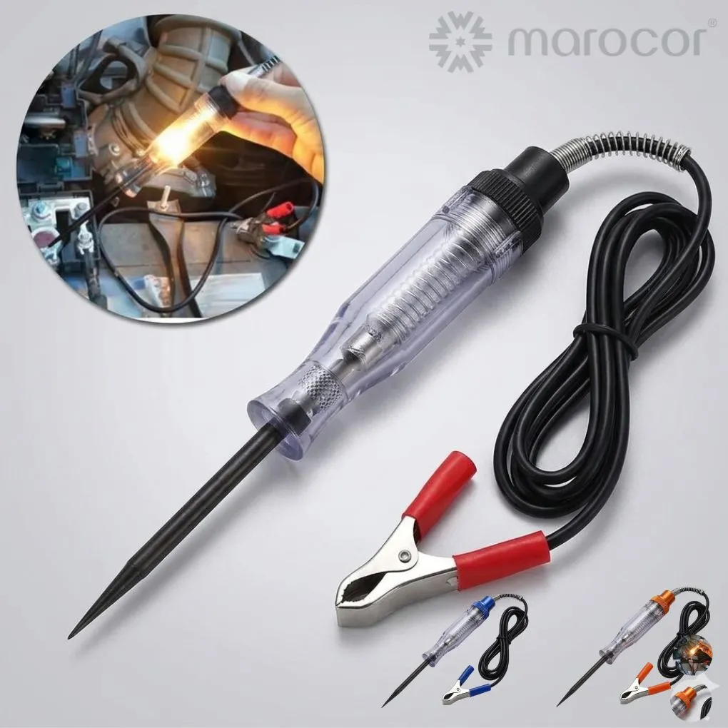 Stylo détecteur de tension LED 12-24V pour diagnostic électrique automobile