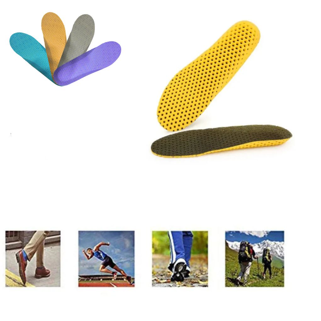 Semelles de sport pour un confort maximal – Soutien et amorti améliorés, tailles 35-45 (colleur aléatoire)