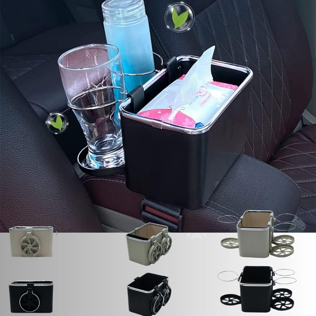 Boîte de Rangement Pratique pour Accoudoir de Voiture - Multifonctions
