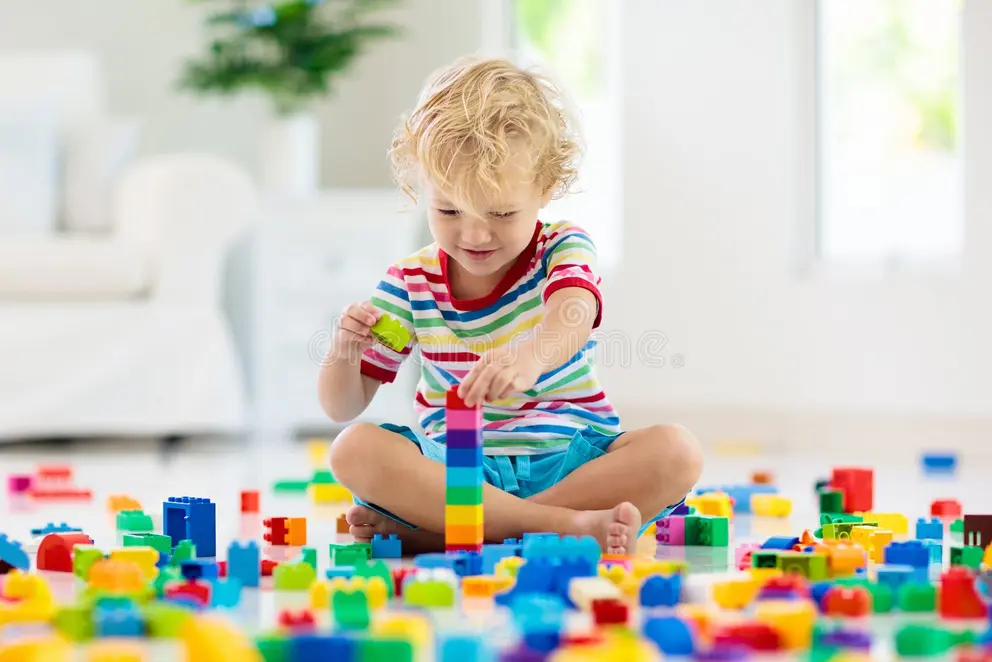 Jeu de Blocs de Construction Multicolores pour Enfants – Kit Éducatif Créatif