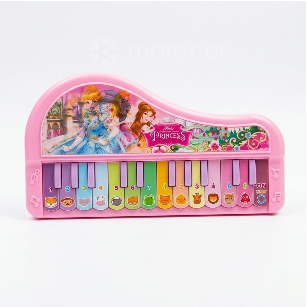 Mon Premier Mini Piano Musical Interactif - Design Princesses