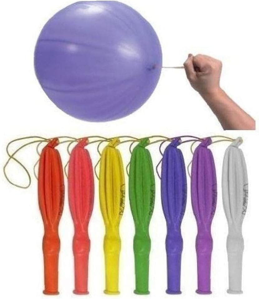 Lot de 10 ballons à punch néon génériques pour fête d'anniversaire, couleurs vives, pour garçons et filles