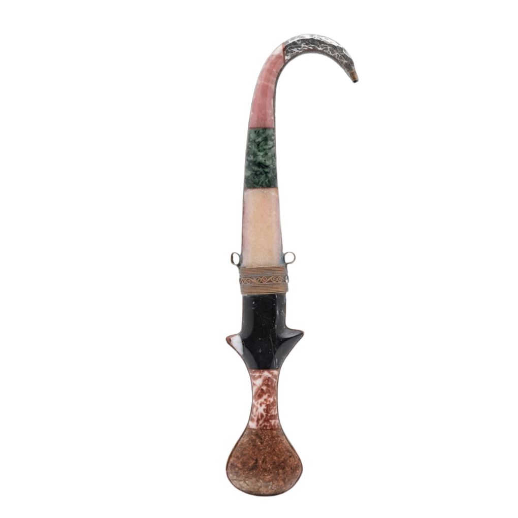 Poignée Décorative Unique au Design Vintage et Coloré - Une Pièce d'Exception pour Votre Intérieur ou un Cadeau Inoubliable