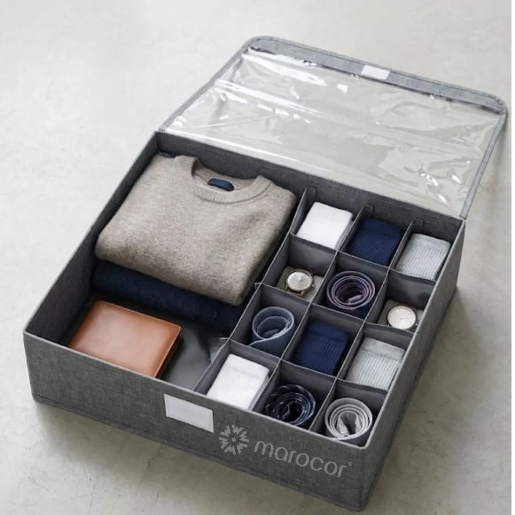 Housse de Rangement en Tissu avec Compartiments