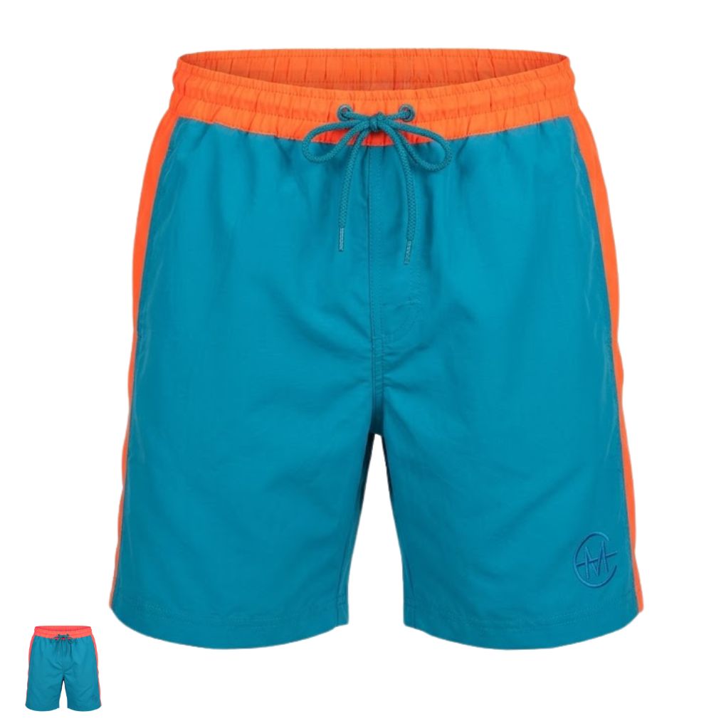 Short de bain moderne pour homme - short de bain bicolore vifs