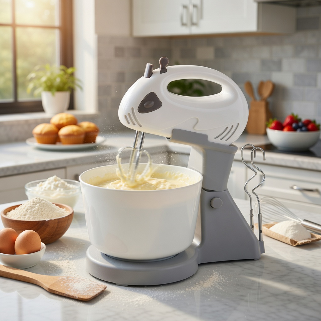 Mixeur électrique réglable à 7 niveaux de vitesse