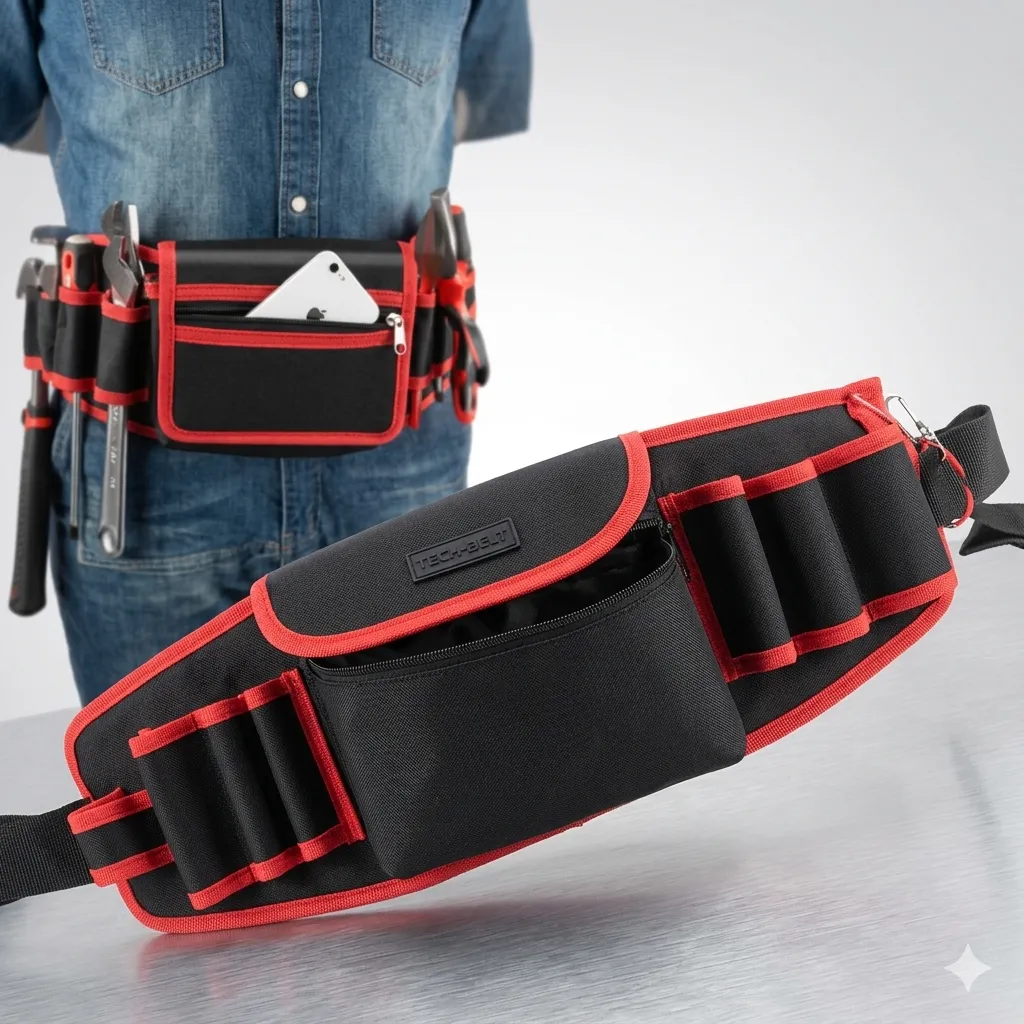 Ceinture Porte-Outils Professionnelle Tech-Belt - 11 Compartiments