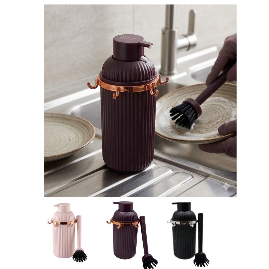 Solution de Nettoyage Intégrée Cuisine, Maison, Salle de Bain et Sols avec Brosse