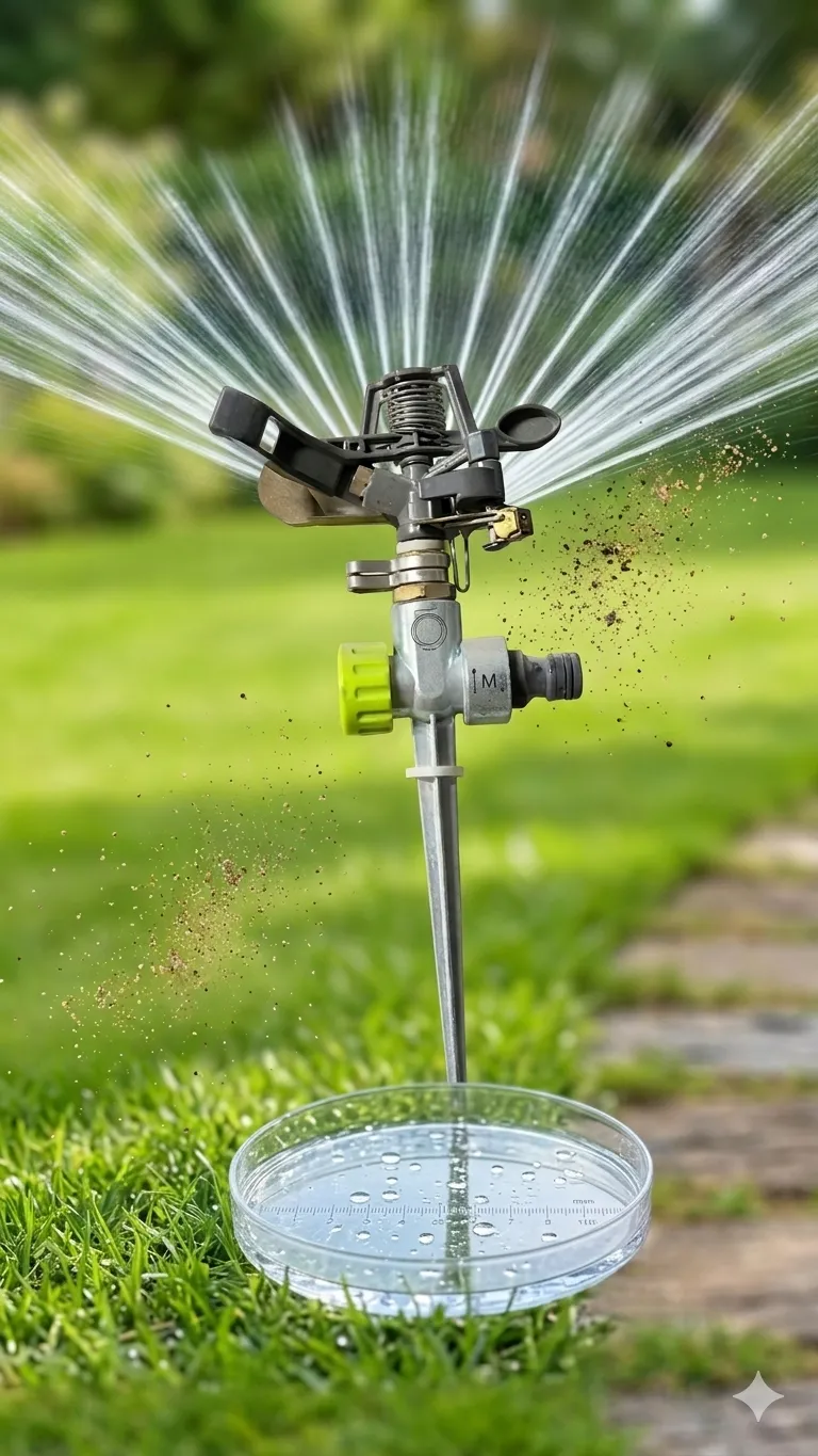 الرشاش الدوار ذو التأثير المتصاعد – Gardenstar (عالي الأداء) تغطية سقي مثالية لحديقة صحية
