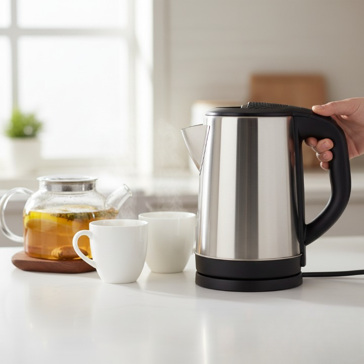 Élégante Bouilloire en Acier Inoxydable Pratique et Chic