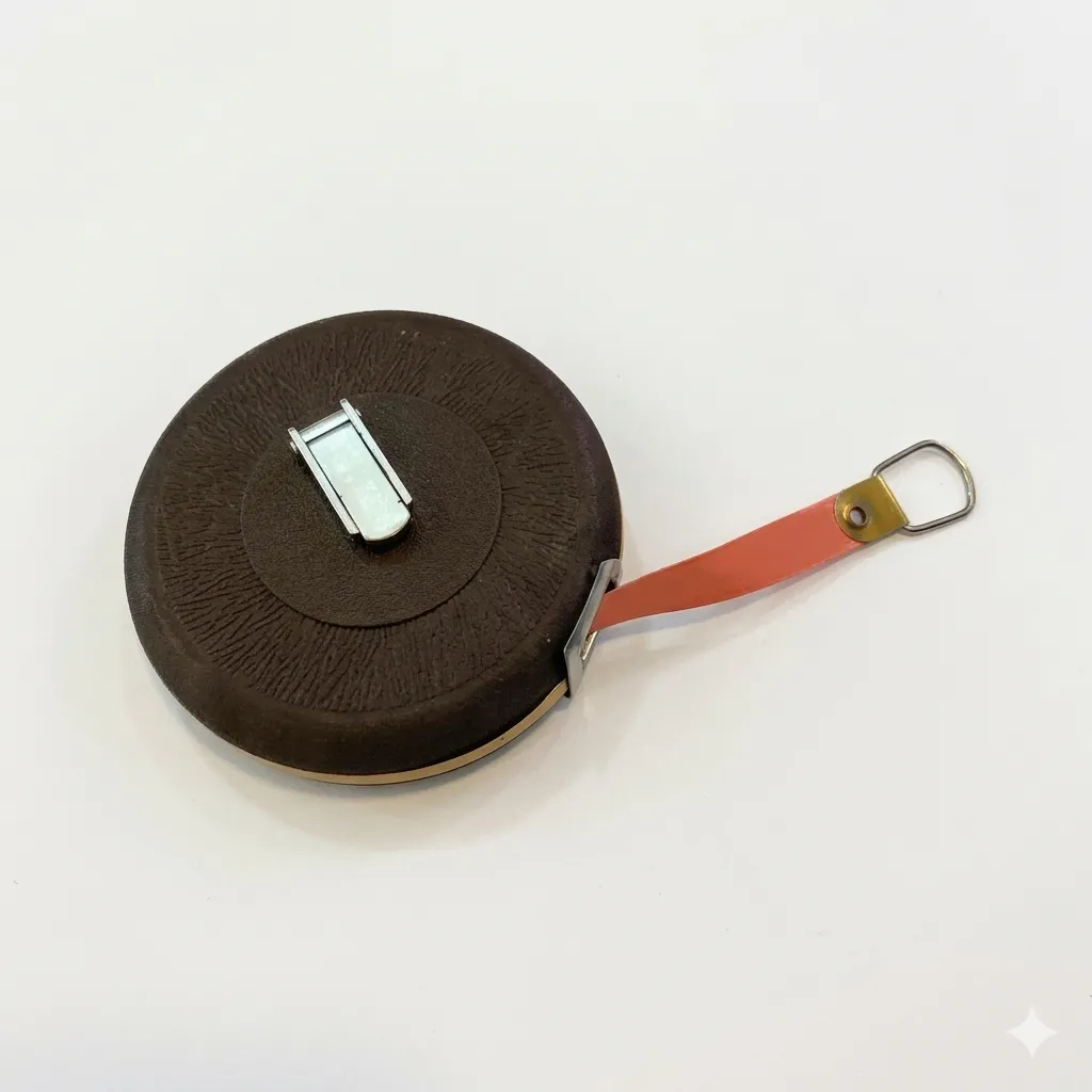 ruban à mesurer 10 métres, Mesure mètre déroulant (Règle en tissu étui en cuir)