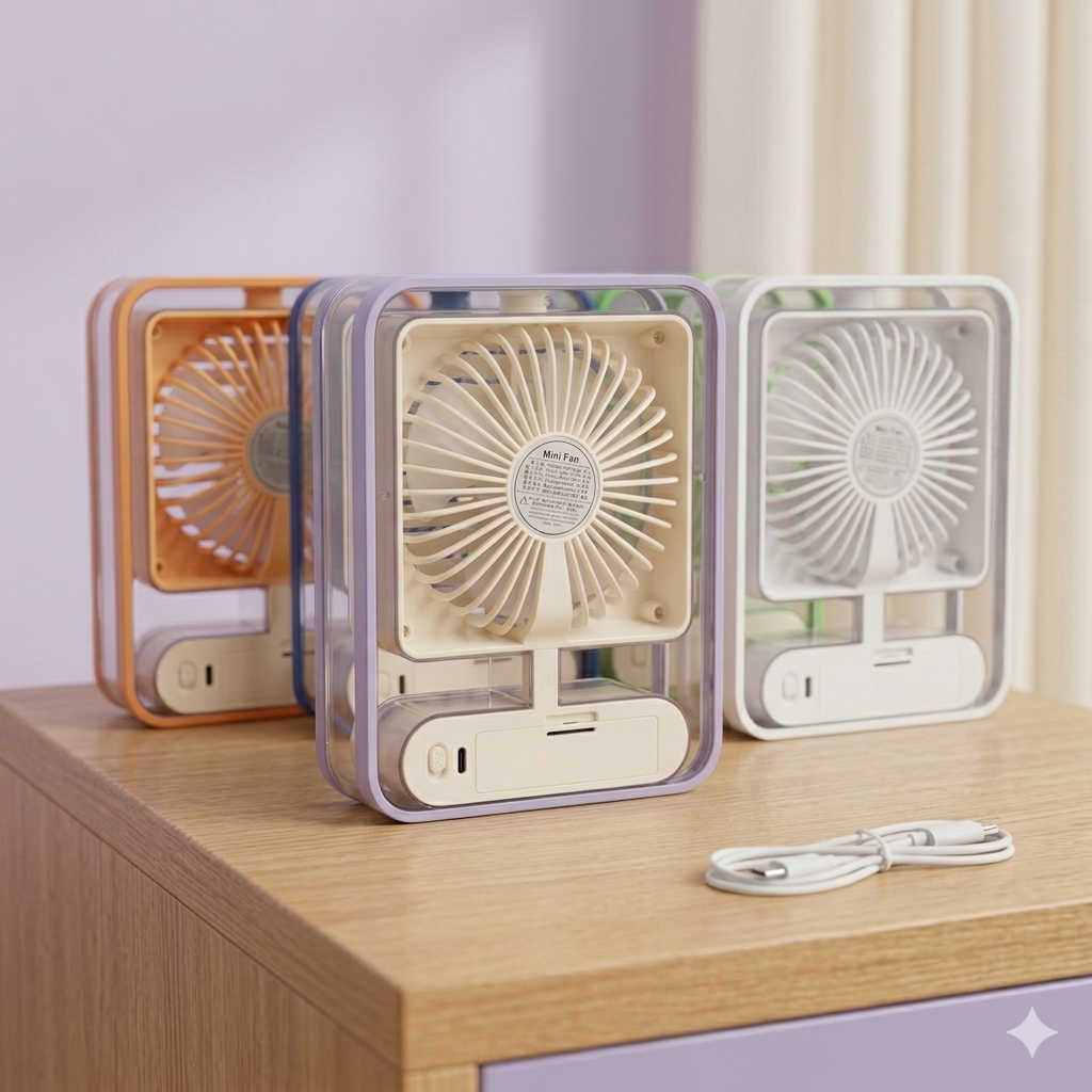 Mini Ventilateur Climatiseur Portable -couleur aléatoire