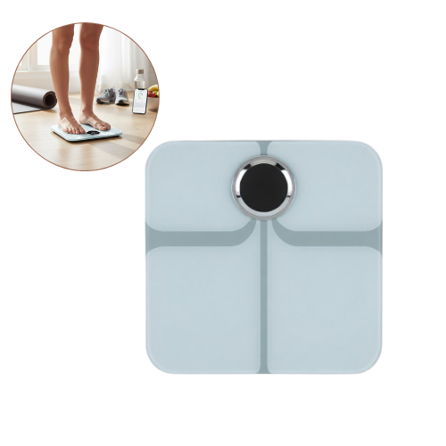 Balance intelligente pour mesurer le poids et analyser la composition corporelle (graisse et muscles)