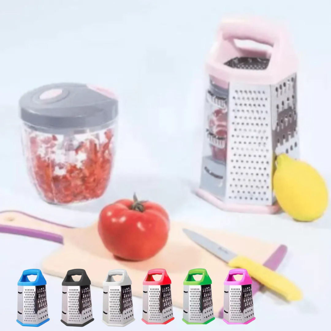 Râpe en acier inoxydable, idéale pour fruits et légumes (colleur aléatoire)