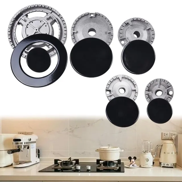 Kit de pièces pour brûleurs de cuisinière avec protection de flamme