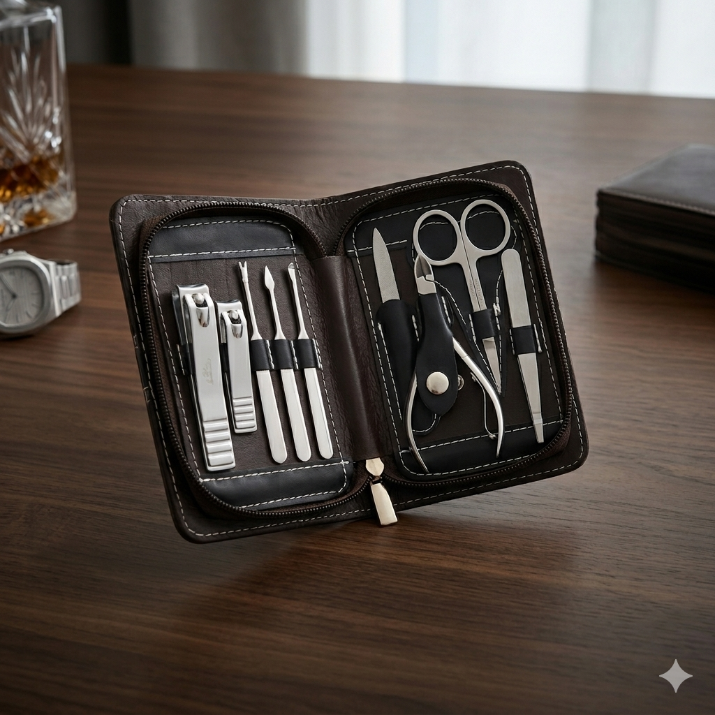 Kit de 9 soin des ongles et pédicure.