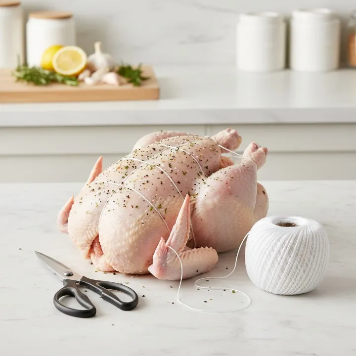 Ficelle alimentaire résistante pour attacher et préparer viandes et volailles
