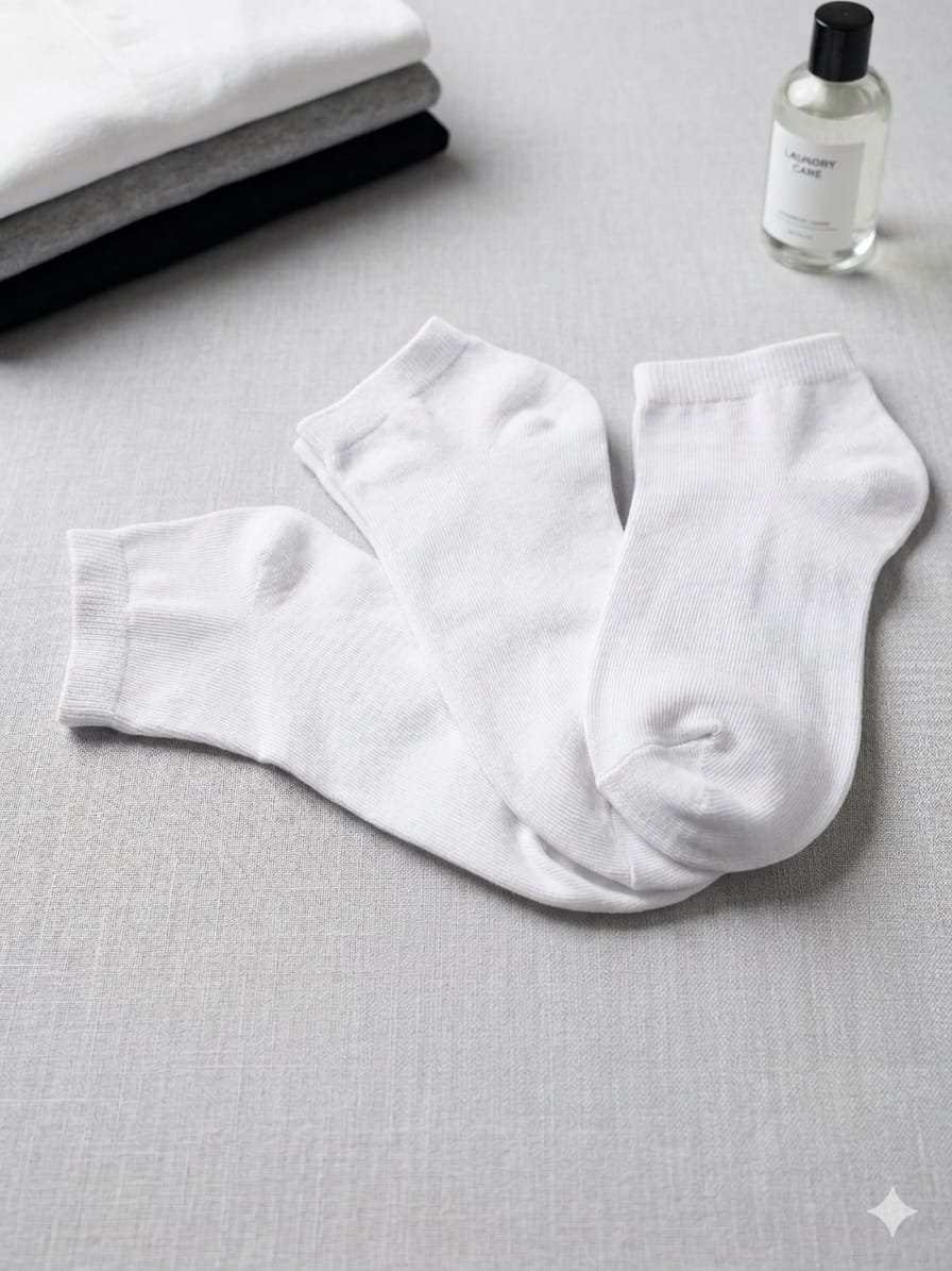 Lot de 3 Chaussettes Courtes en Coton Premium – Confort & Respirabilité
