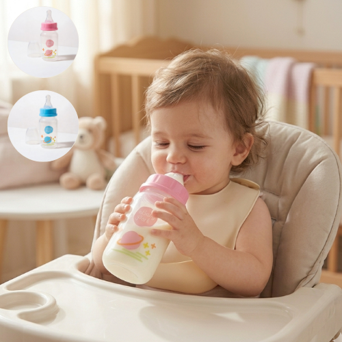 Biberon pratique pour bébé, conçu pour une alimentation confortable