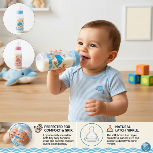 Biberon classique pour bébé – pratique et confortable