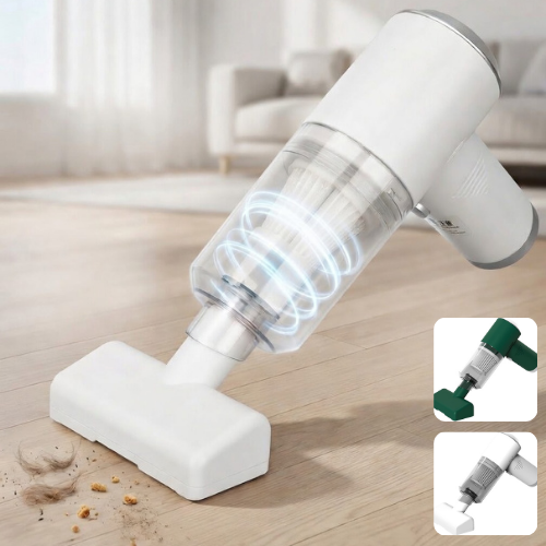 Aspirateur compact sans fil USB pour canapé, matelas et intérieur de voiture (colleur aléatoire)