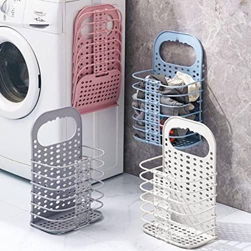 Panier à linge sale mural pliable pour salle de bain, pour se changer et laver le linge sale