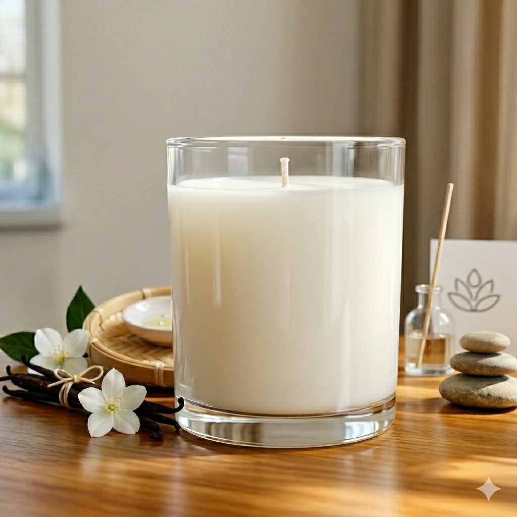 Bougie parfumée à la vanille douce